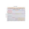 SEWACC Weekly Planner with Spiral Binding Weekly Notepad Projects Planner