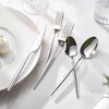 KINGSTONE Silverware Set, 30-Piece Flatware Set Cutlery Set Premium 18/10