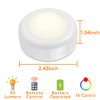 Deitybless 13 Color LED Puck Lights with Remote Control, Wireless