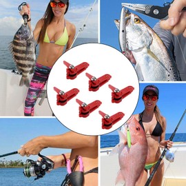 ETAWDE Long Line for Planer Board Heavy Tension Snapper Weight Release Clip Trolling Fishing Release Clip Fishing Tackle