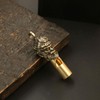 SHIDXIB 3Pcs Creative Handmade Brass Whistle Unique Dragon and Monkey