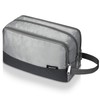Small Nylon Toiletry Kit Bag, Lightweight Shaving Bag for Men