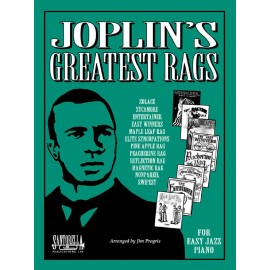 Joplin's Greatest Rags for Easy Piano with CD * Ships Directly from Publisher!