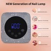 Kikugu Cordless UV LED Nail Lamp,72W Rechargeable UV Light for