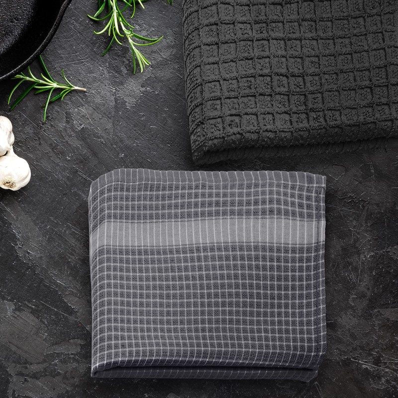 Amago - 100 Percent Cotton Jacquard Tea Towels (Pack of