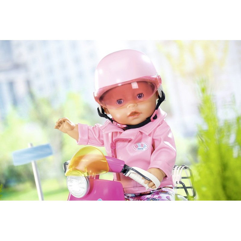 Zapf Creation 824771" Baby Born City RC Colourful Scooter Doll