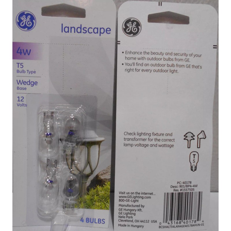 GE Lot of 24 GE Lighting Landscape 4 Watt 12