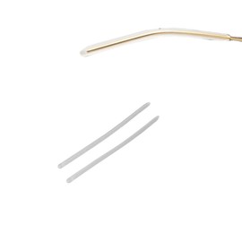 RALHAYWI Eyeglass Sunglass Replacement Temple Tips, Anti Slip Soft Silicone Ear Sock Piece End Tips for Thin Metal Eyeglass Legs