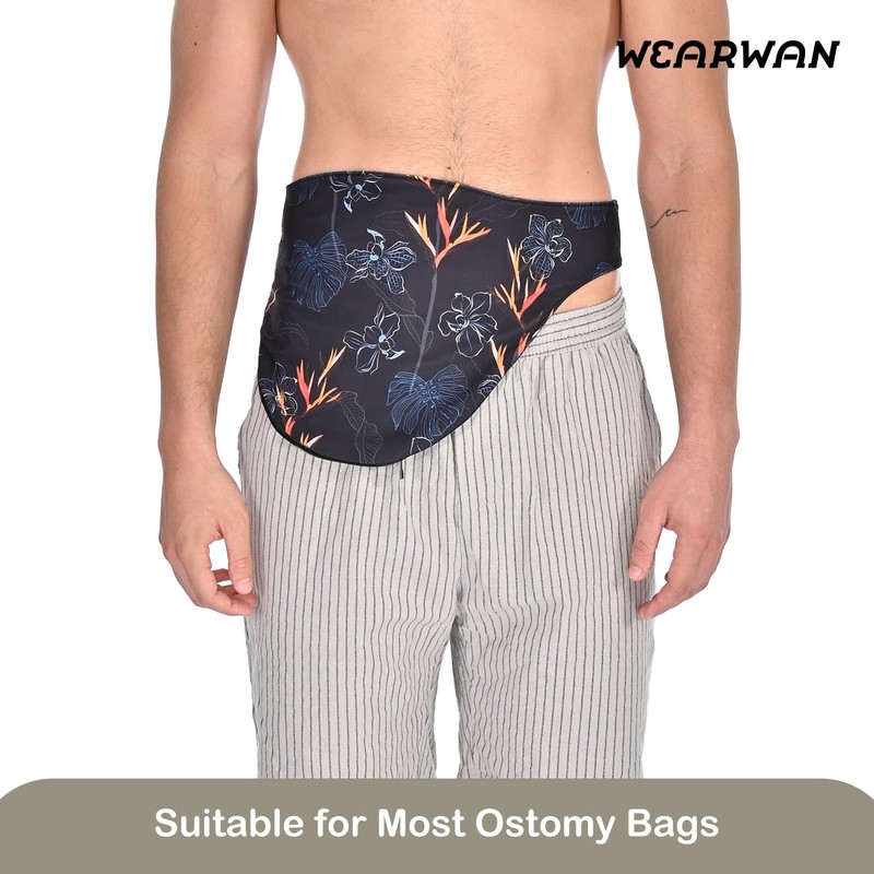 wearwan Colostomy Bag Covers for Women and Men, Ostomy Bag