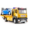 BDTCTK Friction Powered Flatbed Truck Toy with Lights and Sounds,