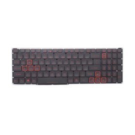 eseegoo New Replacement Keyboard for Acer Nitro 5 AN515-56 AN515-56-78ZV AN515-57 AN515-58 AN517-53 AN517-54 AN517-54-77KG AN515-46 AN517-41 Predator Helios 300 PH315-54 Keyboard RED Backlit US