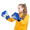 PLUSHCEWT Kids Boxing Gloves Training Sparring Gloves PU Tiger Pattern