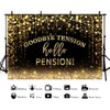 MEHOFOND 7x5ft Happy Retirement Backdrop Goodbye Tension Hello Pension Photography