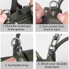 Purse Straps Replacement, Leather Handbag Crossbody Shoulder Strap Kit Adjustable