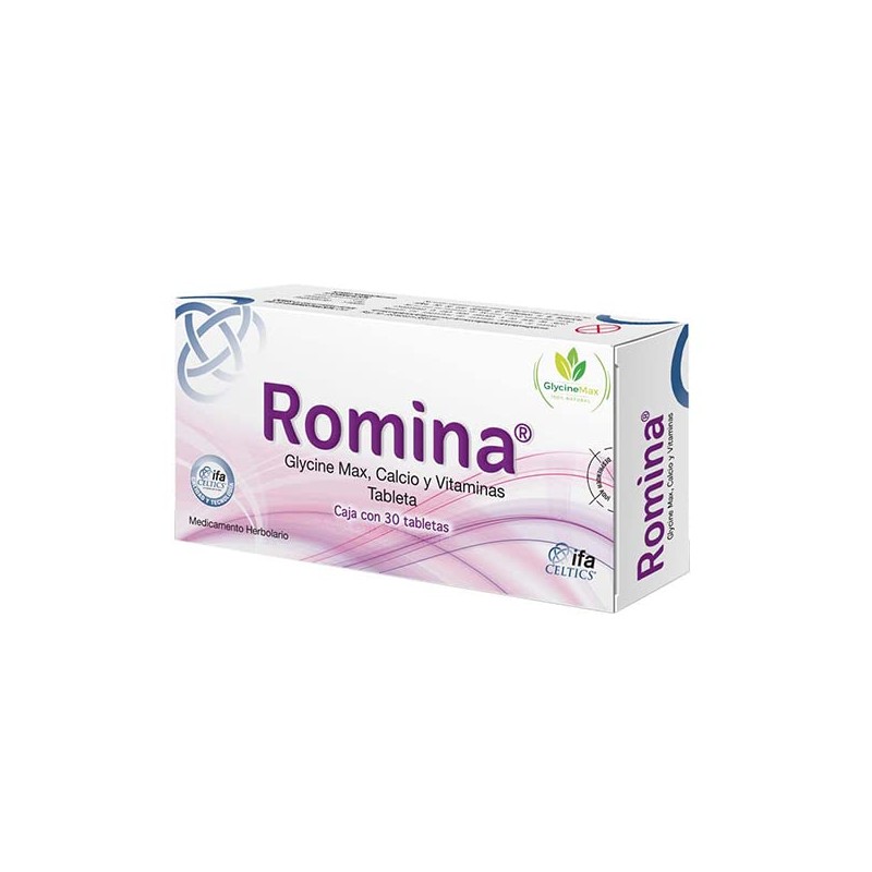 Romina (Isoflavonas y Vitaminas) Suplemento Alimenticio - Caja con 30