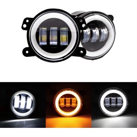 2 Luces Antiniebla Led Redondas De 4 Pulgadas 30 W