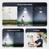 Onforu 90W 10000LM LED Motion Sensor Outdoor Lights, 4-Head Dusk