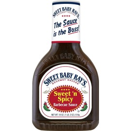 Sweet Baby Ray's Variety 3 Pack Honey Barbecue Sauce Hickory & Brown Sugar BBQ Sauce Sweet 'n Spicy BBQ Sauce,18 Ounce, Pack of 3 for Flavorful Grilling and Culinary Adventures Galore (Variety Pack)