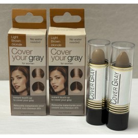 Cover Your Gray New Cover Your Gray Hair Color Touch-up STICK 2-PACK Light Brown Blonde