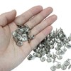 Zorveiio 100 Pack Antique Upholstery Tacks, Decorative Furniture Tacks Nails,