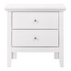 Glory Furniture Primo 2 Drawer Nightstand in White