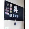 64 x 46 cm patch display plate, hanging patch collection