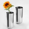 Metal Vase, Stainless Steel Decorative Flower Vase Centerpiece for Home