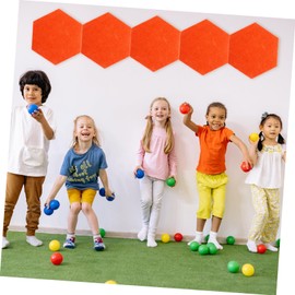 Operitacx 12st Filz-message-board Pinnwand Aus Kork Pinnwandfliesen Aus Filz Filzplattenstücke Vision Board Anzeigen Anschlagtafel Anzeigen Große Pinnwände Gefühlt Filzunterlage Hexagon Büro