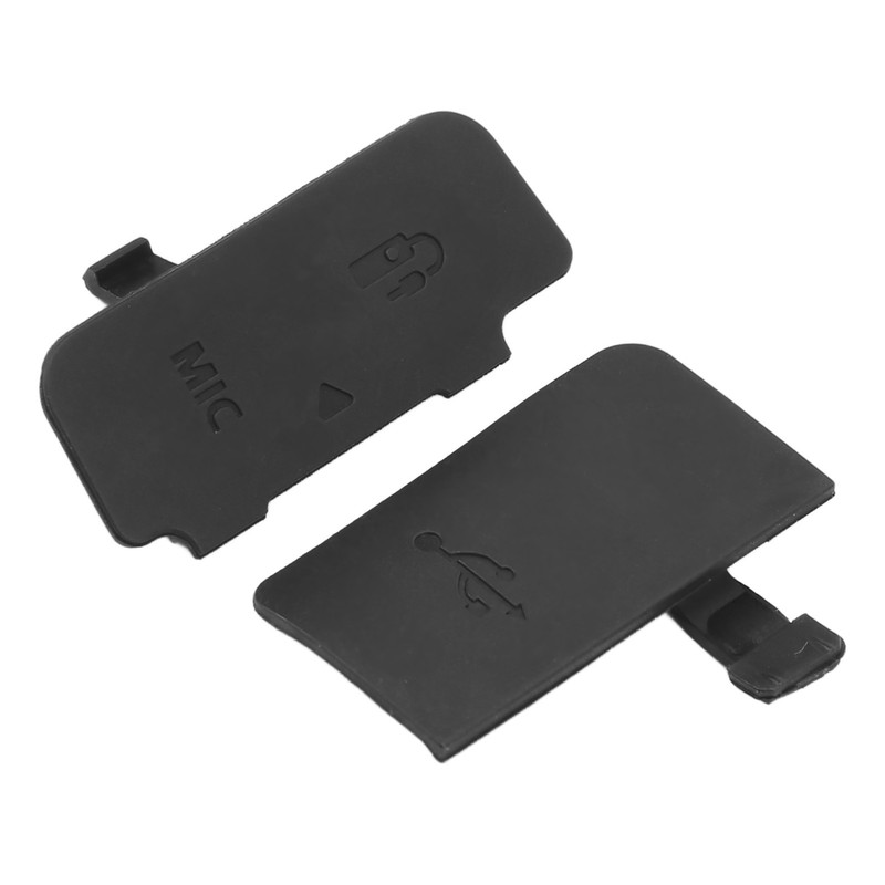 2PCS Digital Camera MIC Interface Door Cover Rubber Camera Repair