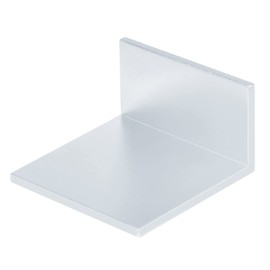 10 Pack L Shape Bracket,2" x 2" x 1-1/8" Aluminum Angle 6061 Corner Braces, DIY Right Angle Shelf Bracket Connector, Aluminum Angle Profile Support, Thickness 5mm