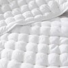 WDCOZY White California Cal King Size Quilt Bedding Sets with
