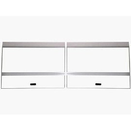 H2Pro 36" Glass Canopy, 2PCS Set ONLY FITS SEAPORA & DEEP Blue & Aquarium Masters Brand 40gal Breeder (16.93 x 16.54 x 0.16in) (S36GT)