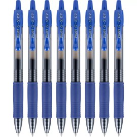 Pilot G2 Blue Gel Ink Pens 8 Count Refillable Smooth Writing Long Lasting