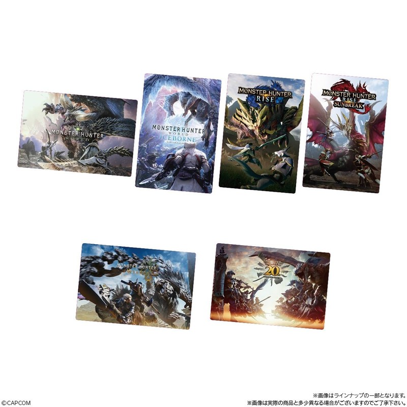 Monster Hunter 20th Anniversary Card Wafers, Box of 20 (Shokugan)