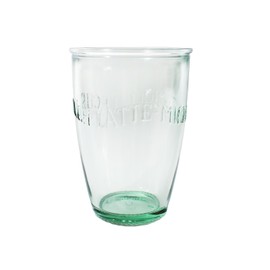 Amici Home Italian Recycled Green Euro Milk Glass, 13oz, Set of 6
