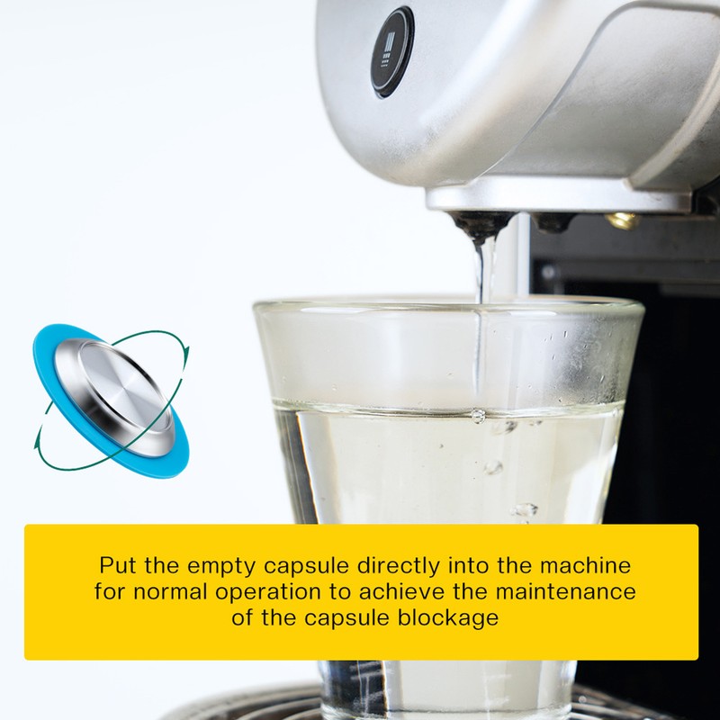 Coffee Capsule Refill Kit Stainless Steel Silicone Reusable Capsule Holder