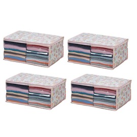 アストロ 衣装ケース 4個 チューリップ柄 不織布 168-01