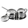 Cuisinox 5-Piece Cream and Sugar Set, Stainless Steel