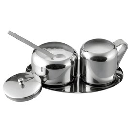 Cuisinox 5-Piece Cream and Sugar Set, Stainless Steel