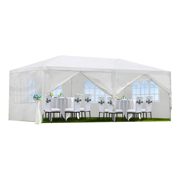 10'x20' Party Tent for Outdoor, Wedding Party Canopy Tent with