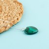 YASHEE Malachite Gemstone Heart Shape Pendant Necklace, Natural Cabochon, Women