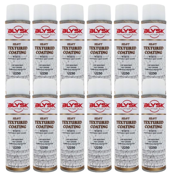 Blysk U250 Heavy-Duty Textured Coating White 15oz – Paintable Chip