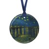 Christmas Tree Ornament, Porcelain Van Gogh Over The Rhone fine