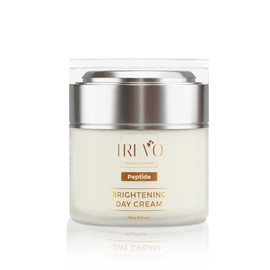 Trevo Peptide Brightening Day Cream, Advance Brightening & Anti Aging Moisturizer With Natural Peptides, EAA (Advanced Vitamin C) & Tranexamic Acid, Fights Dullness & Dark Spots, 50g/ 1.8oz