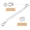 sourcing map 45-Degree Offset Box End Wrench 12mm x 13mm