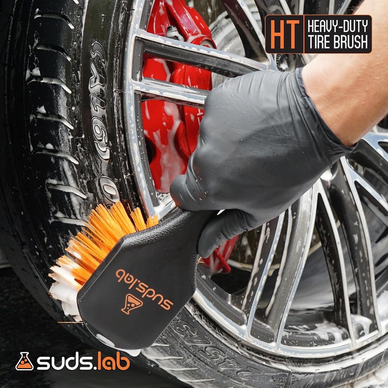 Cepillo para polvo de llantas SudsLab SL-HT001-800 – Limpieza profunda