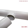 Kair Round Equal T-Piece 150mm - 6 inch Plastic Ducting