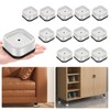 shouwuhho 12 Pack Furniture Risers Adjustable Bed Risers Heavy Duty