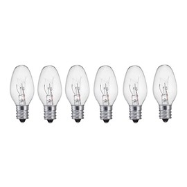 FamilyMaid Clear Night Light Bulbs – 6PC