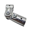 Adjustable 2-Way Pipe Connector, Metal Clamp Fittings, for 1" (O.D.